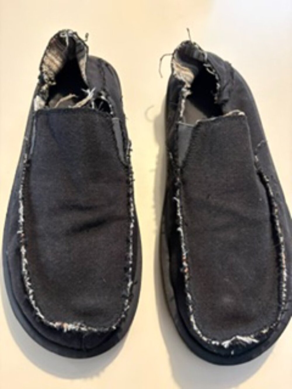 Sanuk Vagabond- Men's size 11 Black